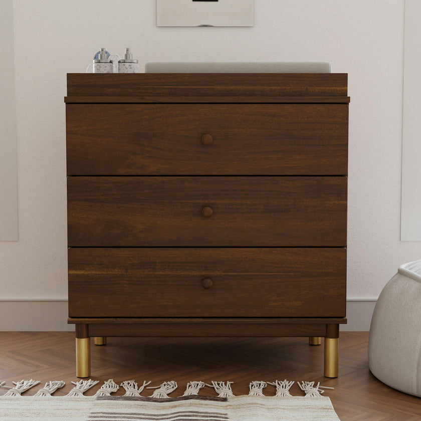 Babyletto Gelato 3-Drawer Compact Changer Dresser with Removable Changing Tray (34")