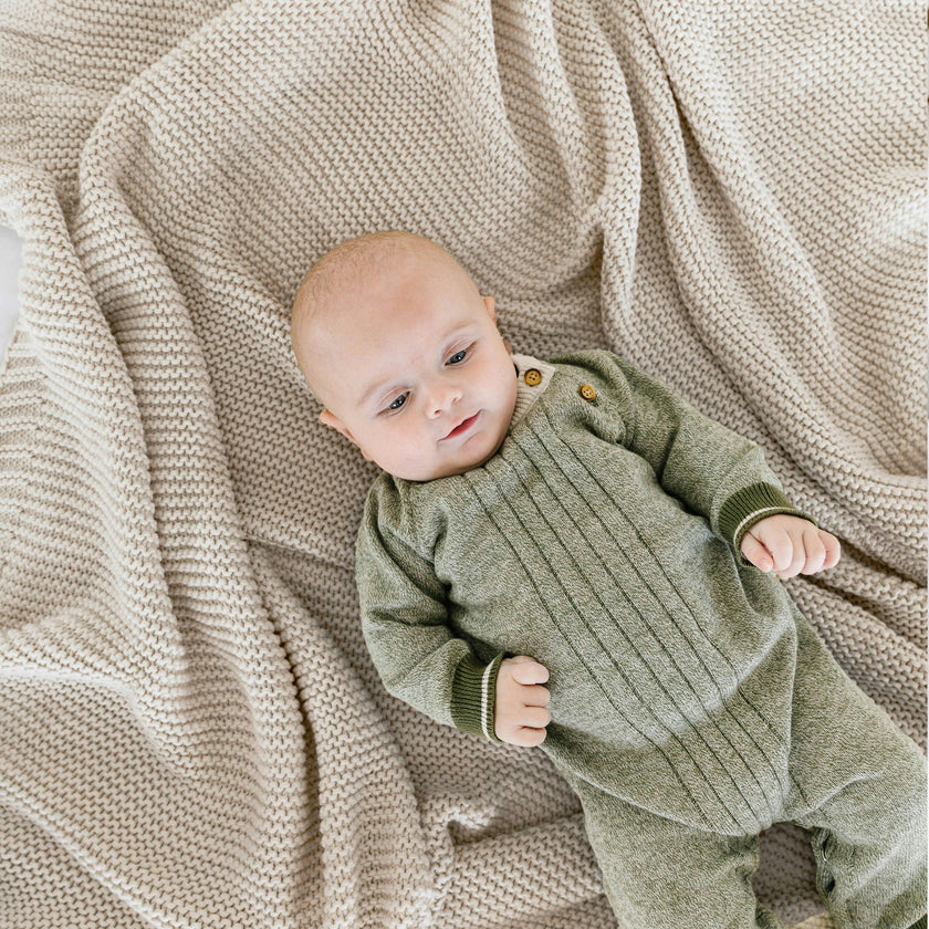 Chunky Knit Throw Blanket