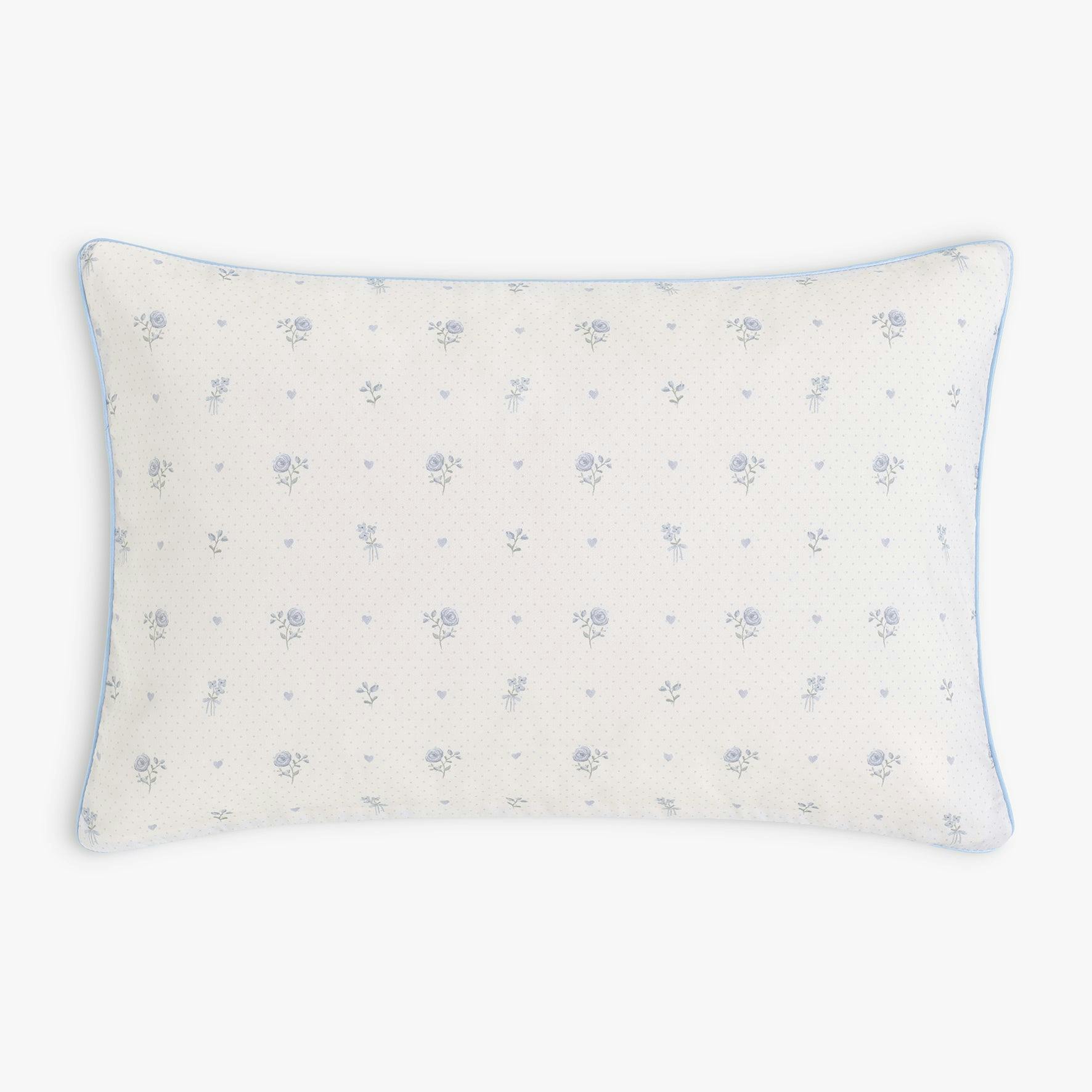 Ditsy Floral Toddler Pillow - Blue