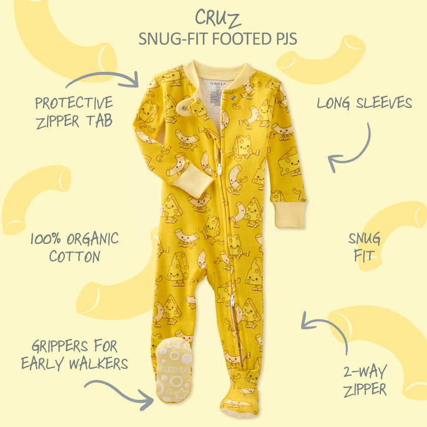 CRUZ Snug Fit Footed Sleeper