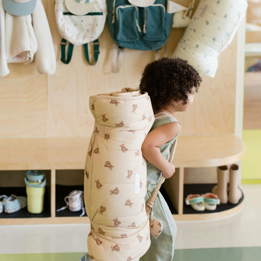 Organic Toddler Nap Roll-N-Rest Mat Set