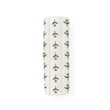 Stretch Knit Swaddle Blanket - Tulip Stripe