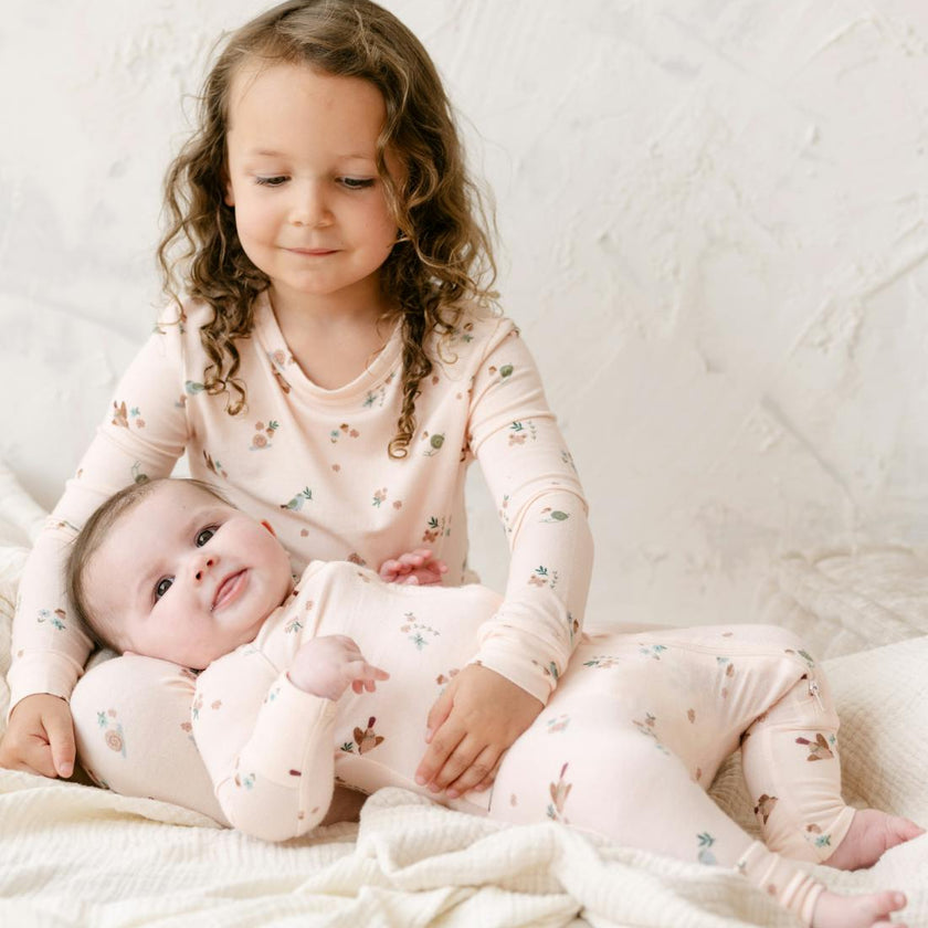 Toddler Modal Pajama Set in Birds