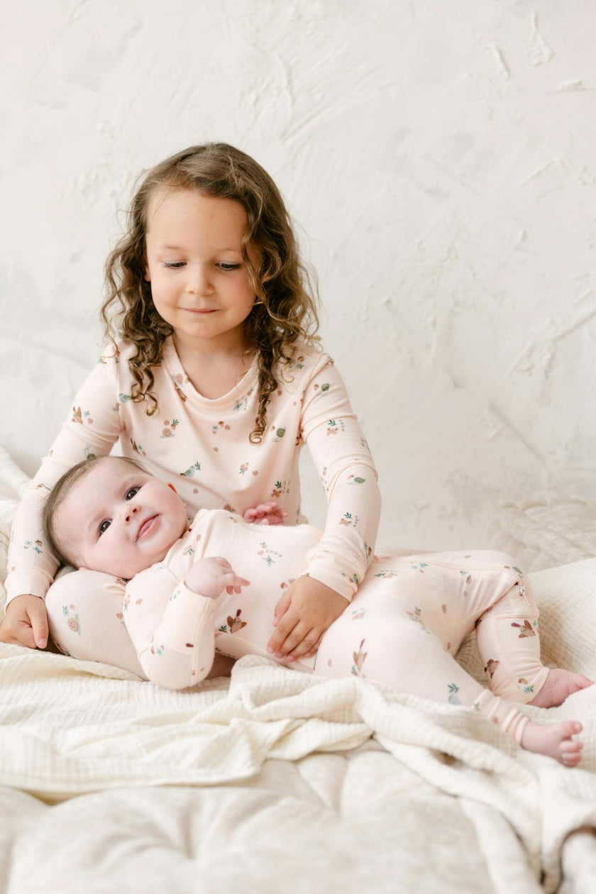 Toddler Modal Pajama Set in Birds