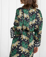 Bagheera - Eco Satin Robe - Ink