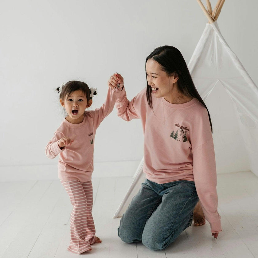 Women's Pullover Mama in Burlwood