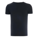 Black Solid Cotton T-Shirt