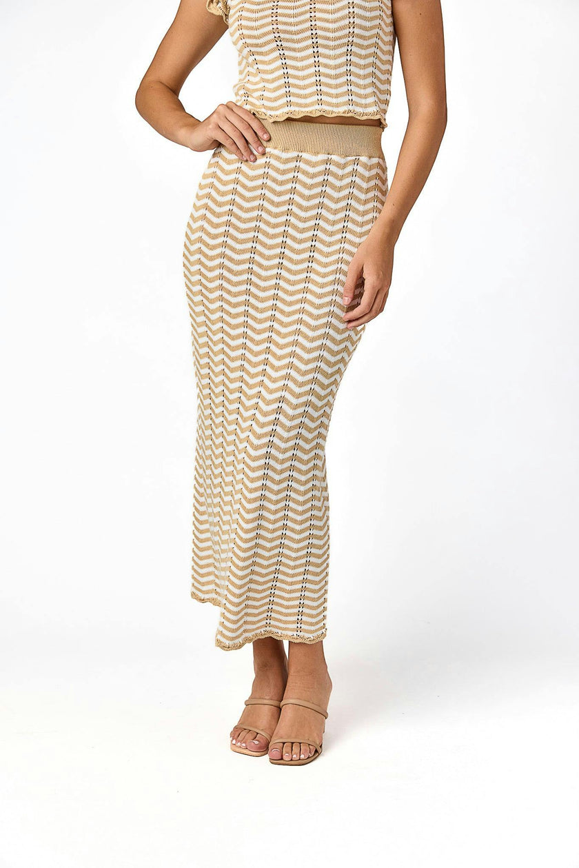 Rosso Knit Skirt