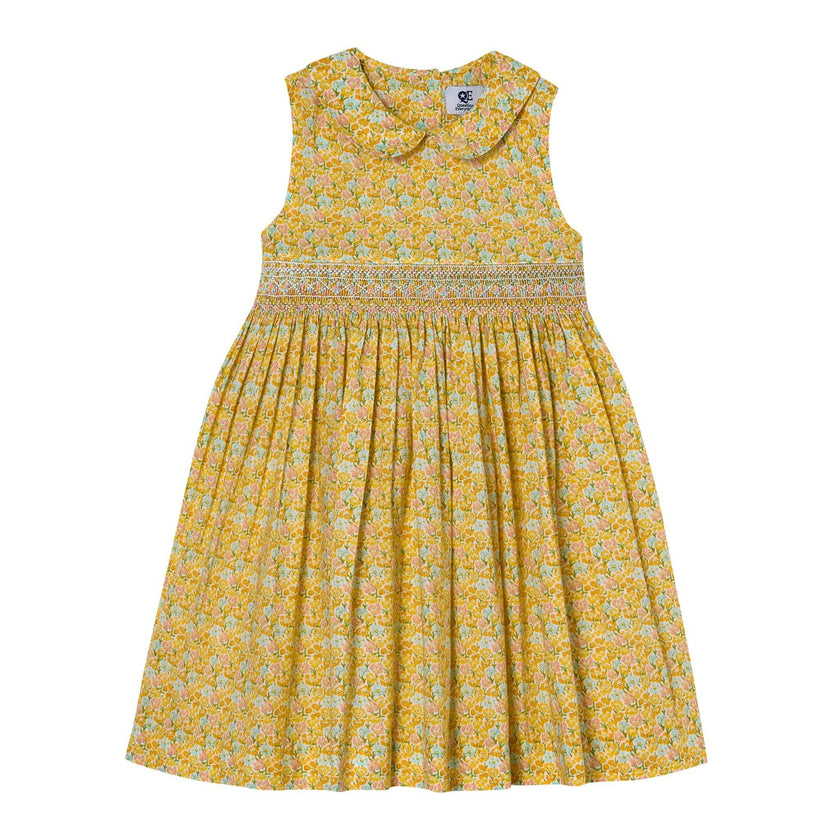 Hand-Smocked Girls Dress - Fernanda
