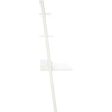 Pamella 2 Shelf Leaning Desk