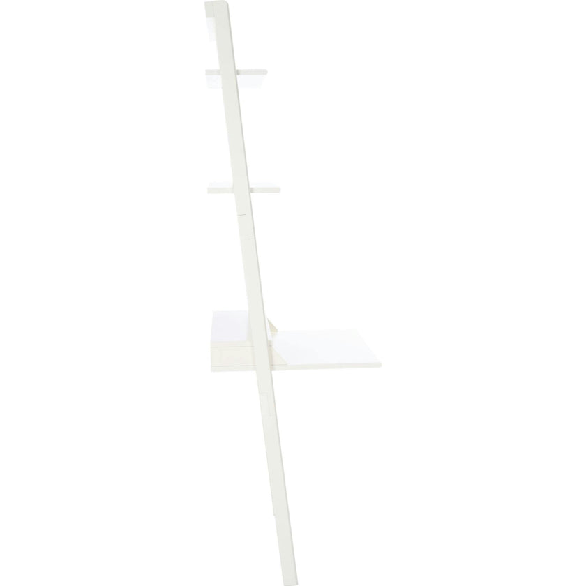 Pamella 2 Shelf Leaning Desk
