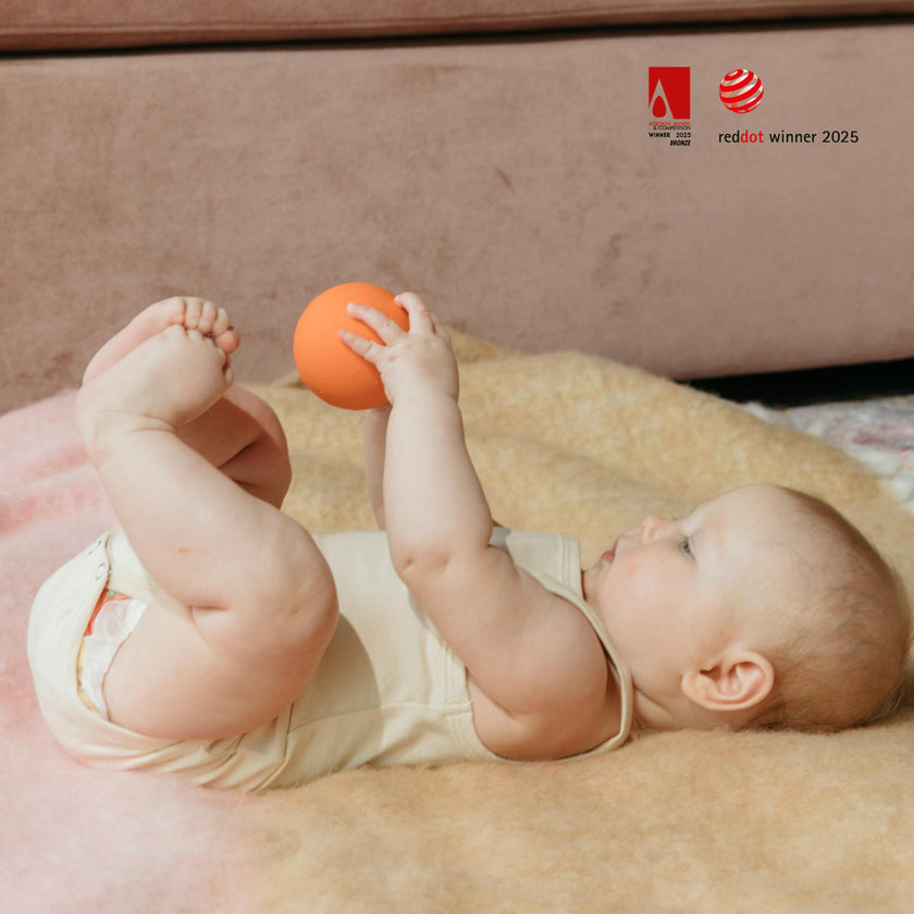 All-in-One Baby Ball Set of 2 for Sensory Bath & Play
