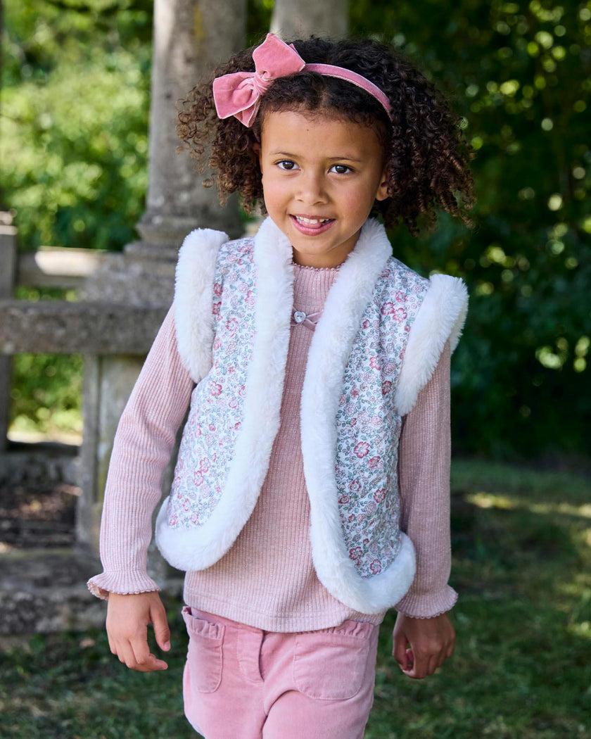 Arabella Quilted Fur Gilet