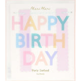 Scallop Pastel Happy Birthday Garland