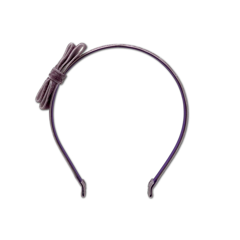 Shimmer Velvet Bow Headband
