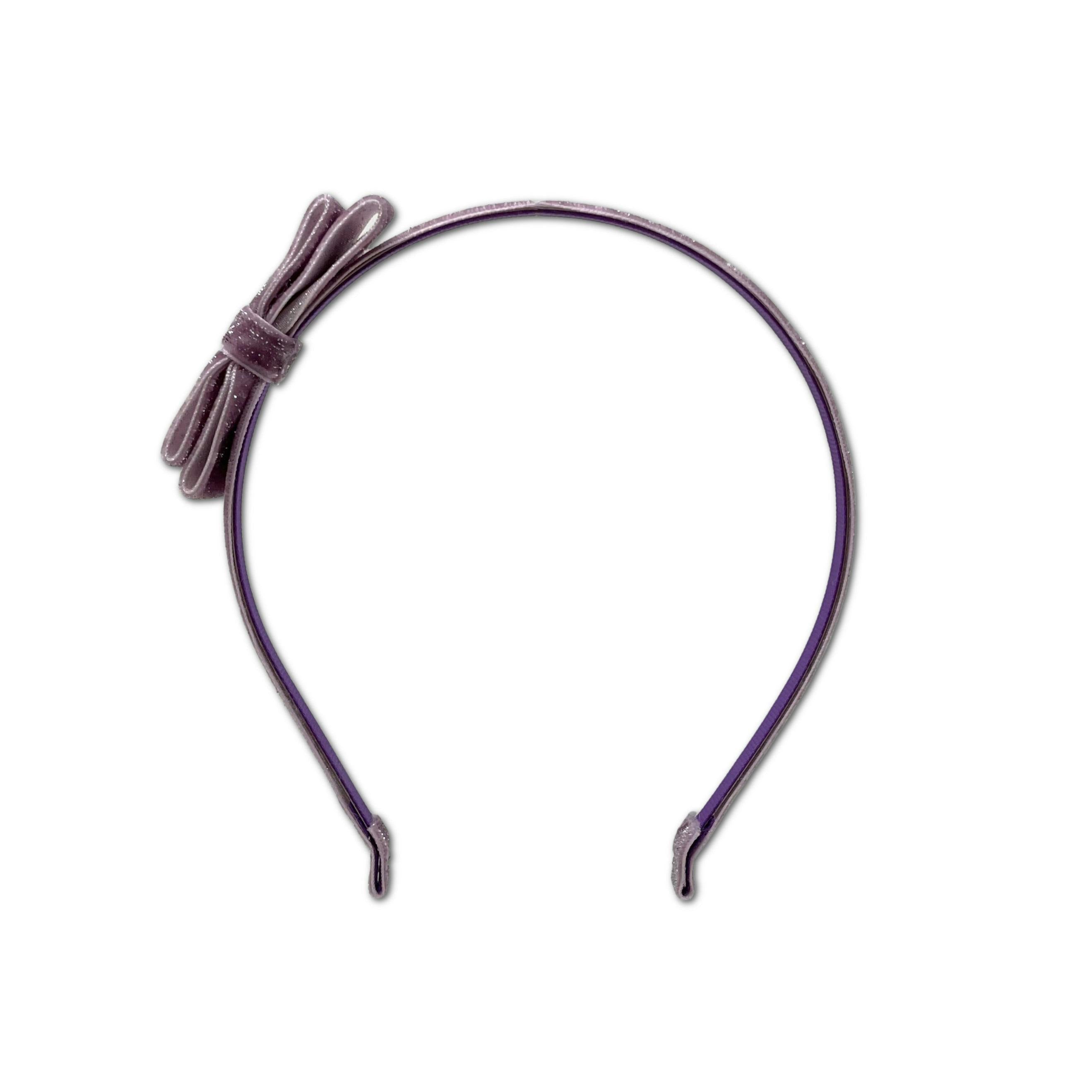 Shimmer Velvet Bow Headband