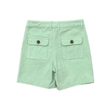 Boys Corduroy Shorts in Aqua Island
