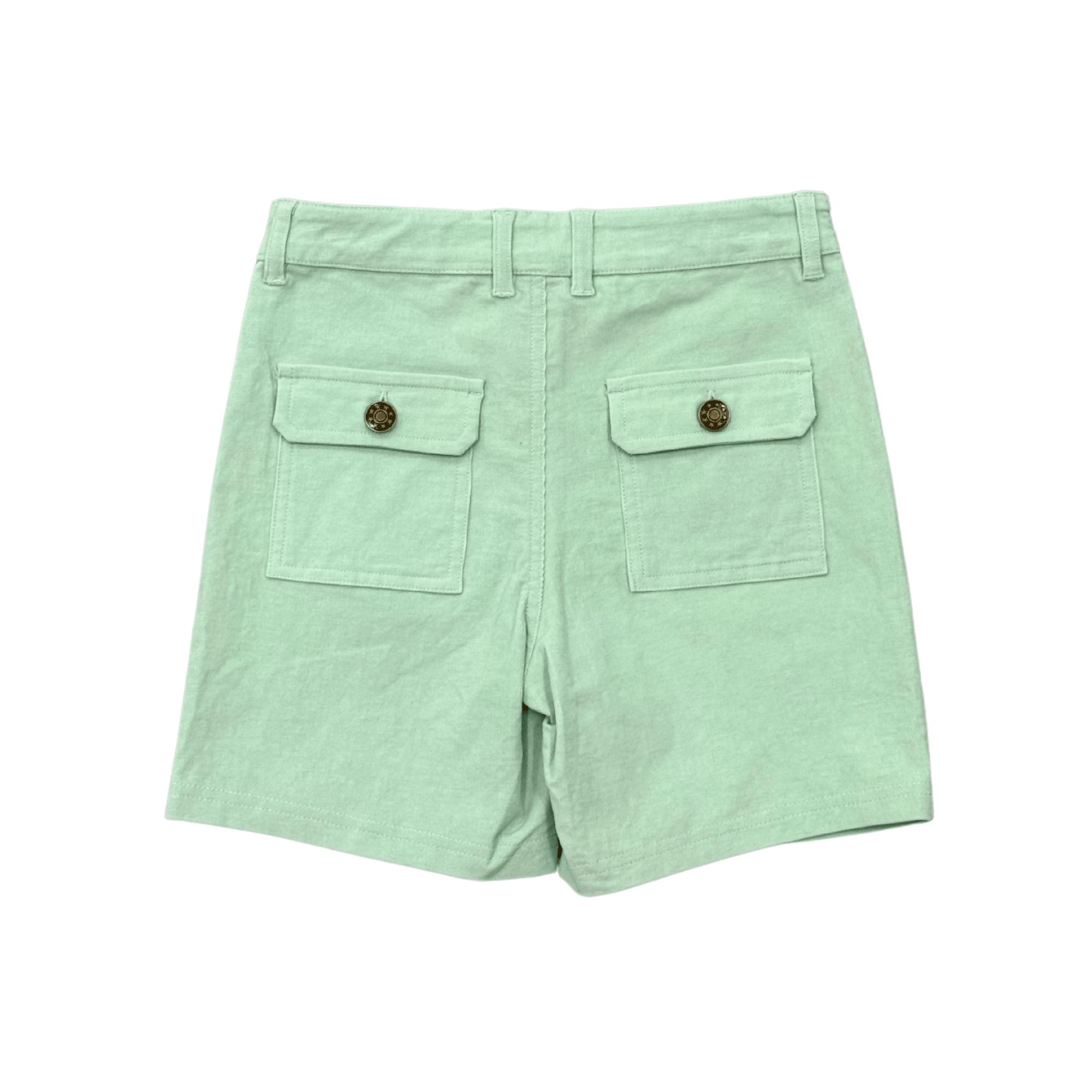 Boys Corduroy Shorts in Aqua Island