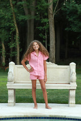 Organic Cotton Camp Collar Waffle Shirt
