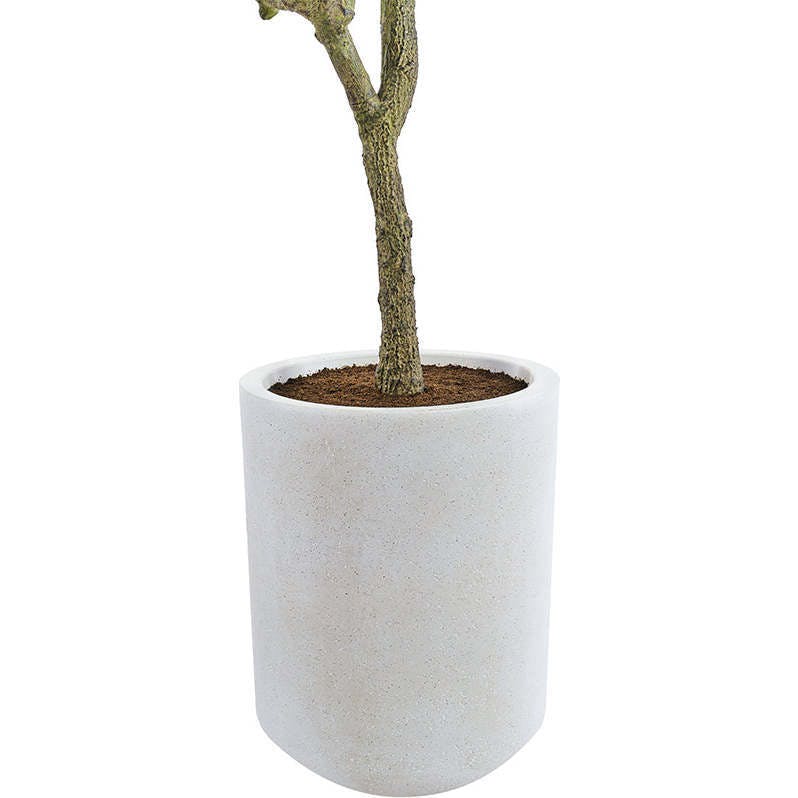 Artificial 7' Olive Tree with Artisan Mediterranean Planter