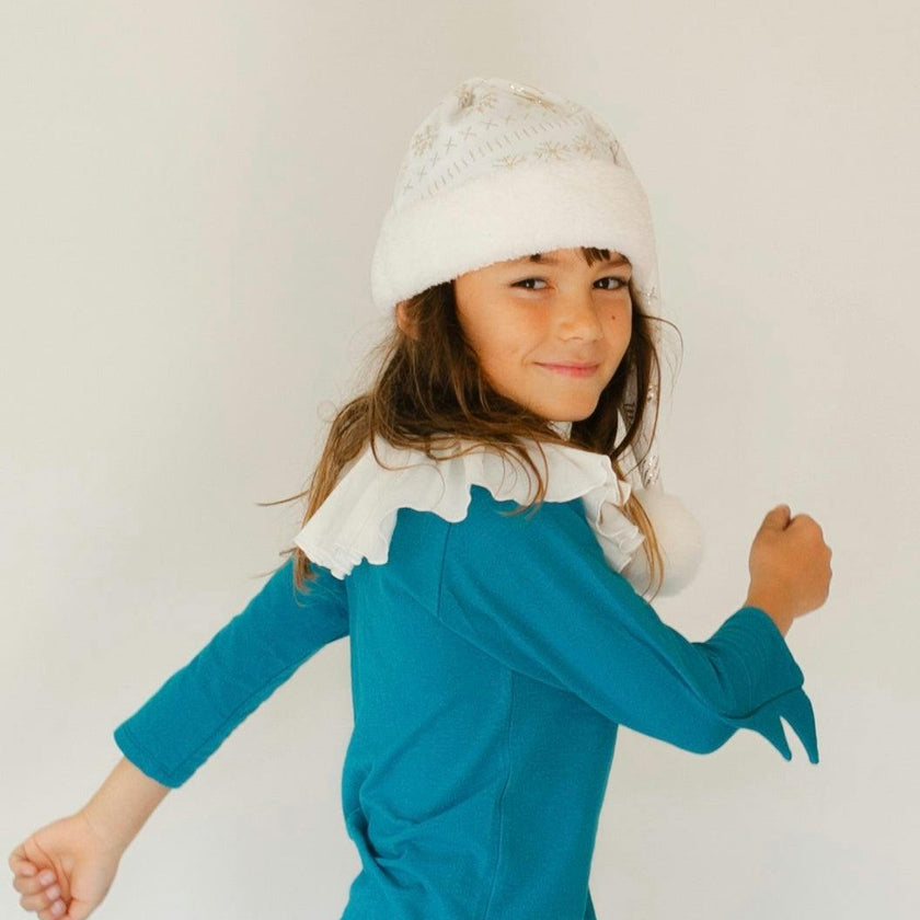Jade Holiday Elf Pajama Costume- Christmas Gift for Kids - Cozy Cotton Stocking Stuffer