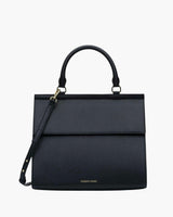 Large, Insulated, Chic Lunchbox, Black