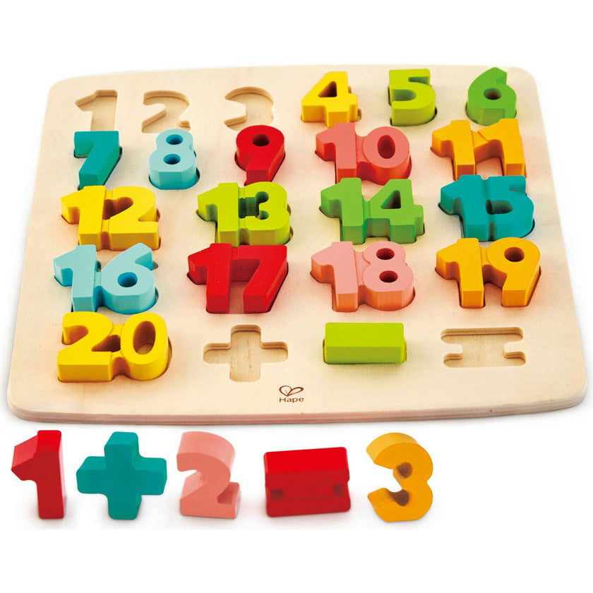 Chunky Number & Counting Wooden Block Puzzle