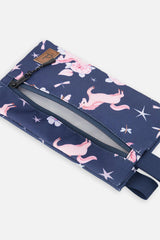 Little Girl Unicorn Compact Functional Charming Pencil Case