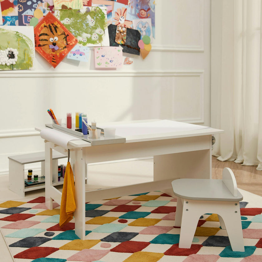 Fantasy Fields By Teamson Kids - Little Artist Monet Play Art Table Kids Furniture