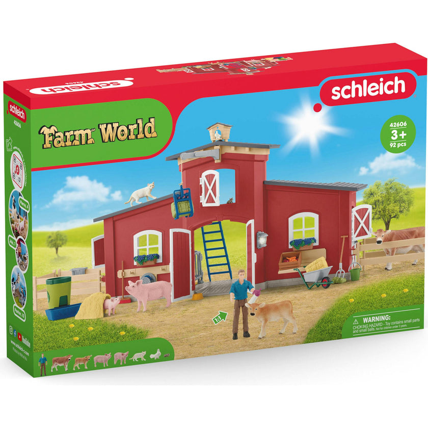 Schleich Farm World: Red Barn Playset