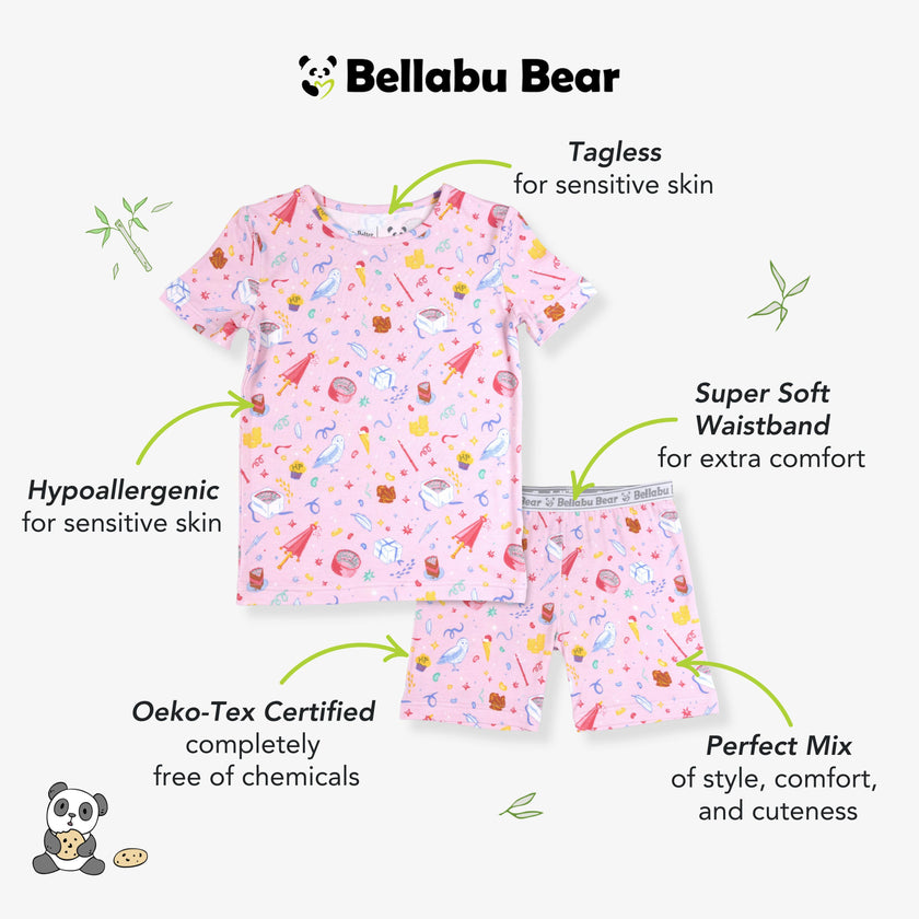 Happee Birthdae Harry Bamboo Kids Pajama Short Set