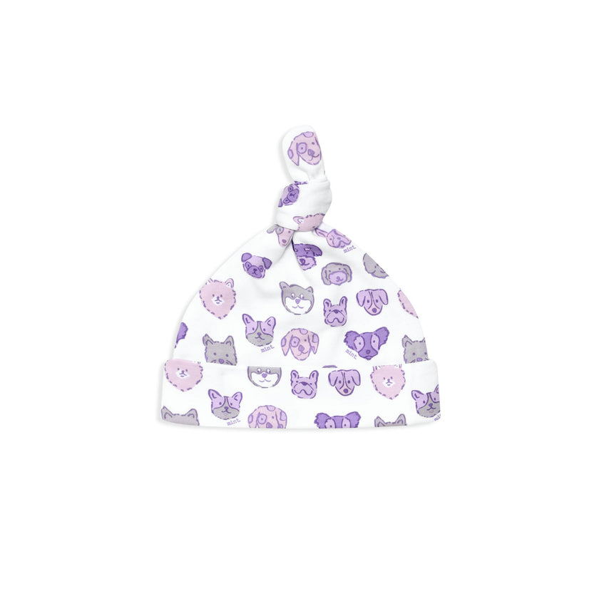 Mini Woof Squad Lilac Baby Hat