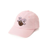 Football Bow Patch Baseball Hat
