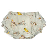 Blue Bird Bamboo Ruffle Bloomer