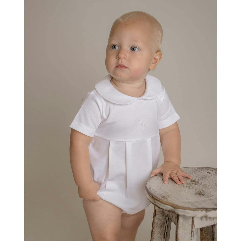Cross Pima Bubble Romper