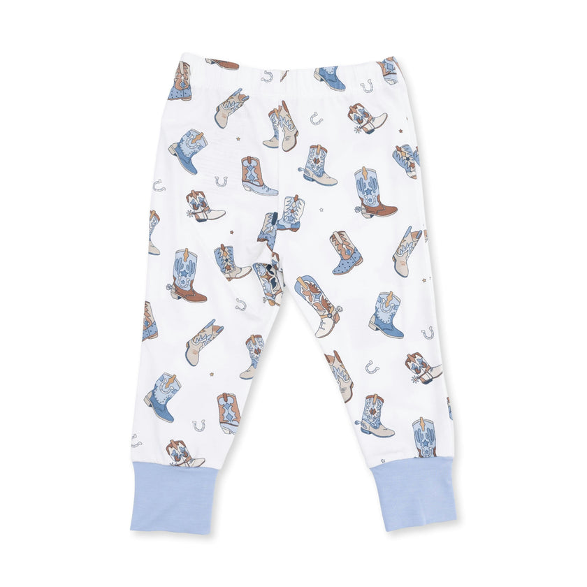 Buckaroo Boots - Short Sleeve Loungewear Set