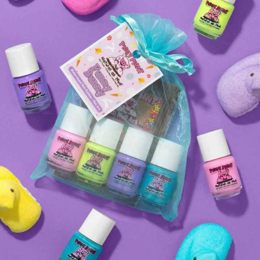 Funny Bunny Gift Set - Kids Non-toxic Nail Polish