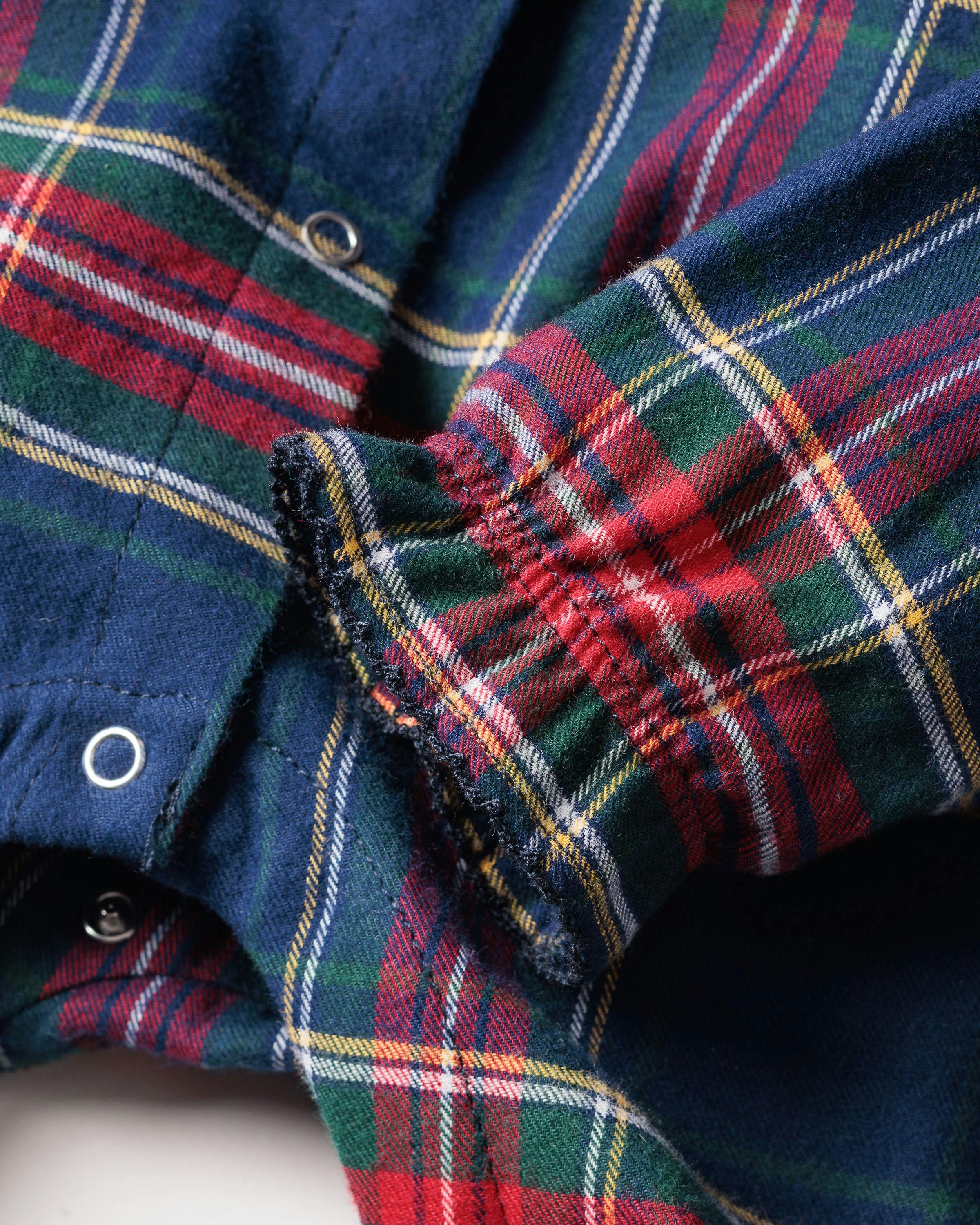 Baby's Brushed Twill Madeline Romper in Windsor Tartan