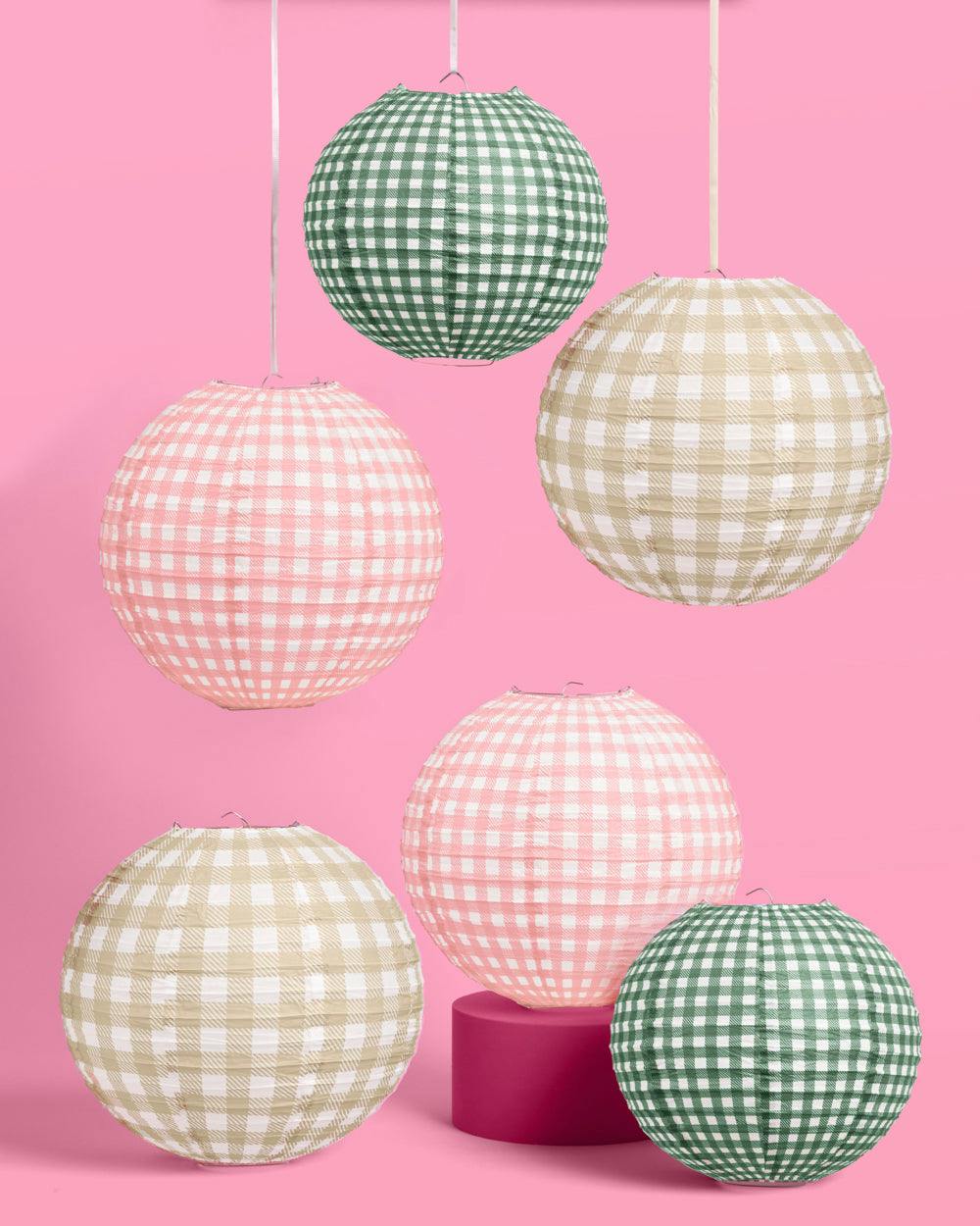 Camp Lantern Set - 6 paper lanterns