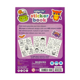 Stickiville Color-In' Sticker Book - Cute-N-Spooky Doodles - 400+ Stickers