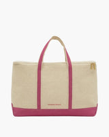 Insulated Soft-Shell Cooler Tote, Pink Canvas