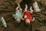 Cory Pocket Romper in Clay Red