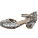 Jr Star Silver Sparkle Child Heels