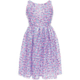 Purple Party Sequins Dress