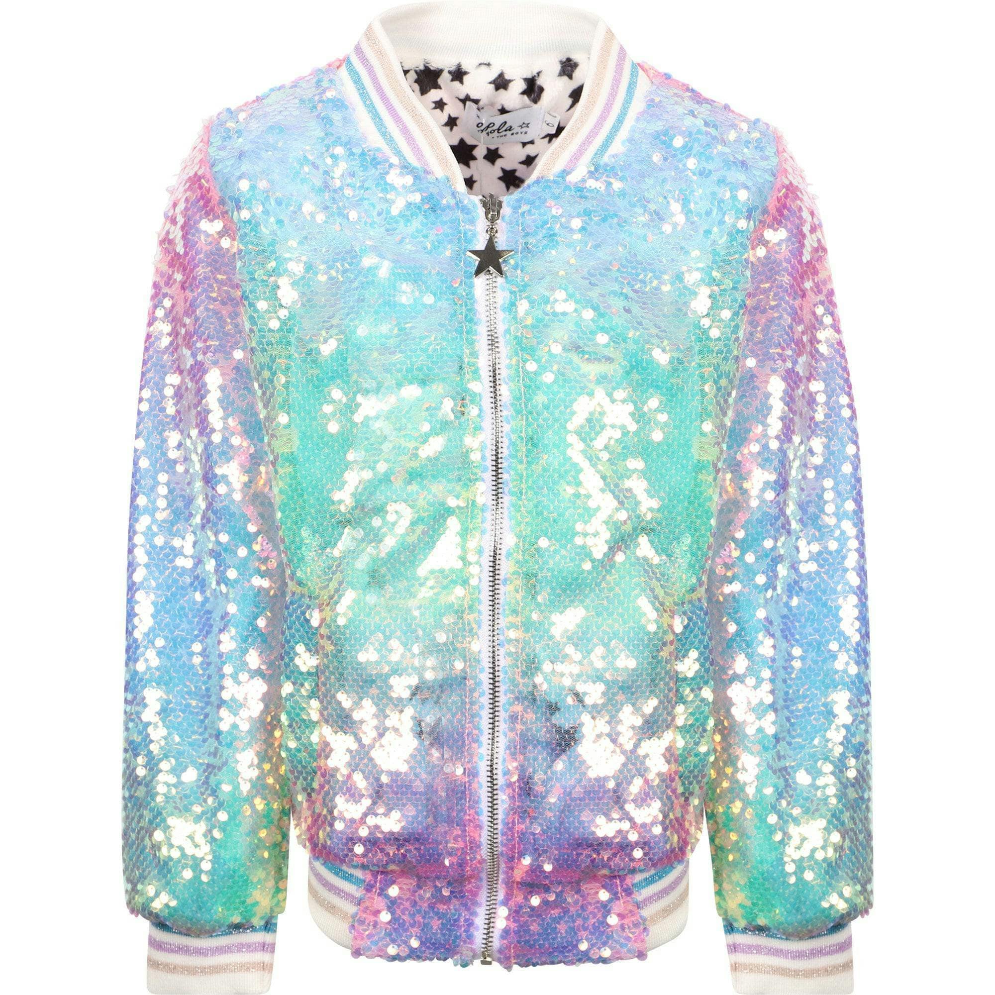 Women's Icy Ombre Sequin Jacket