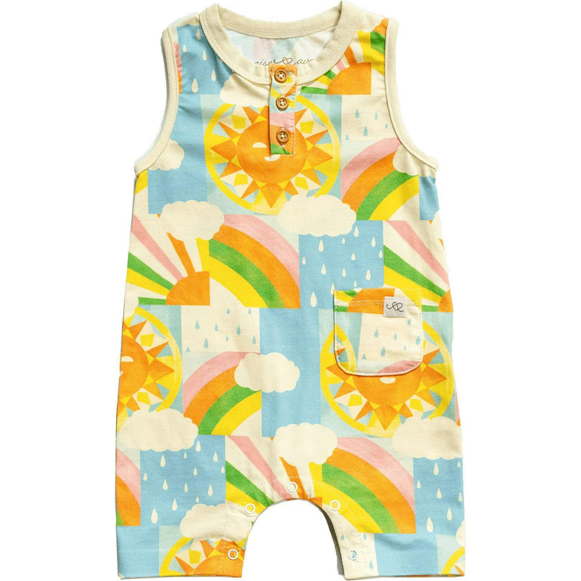 Cleo baby romper shorts