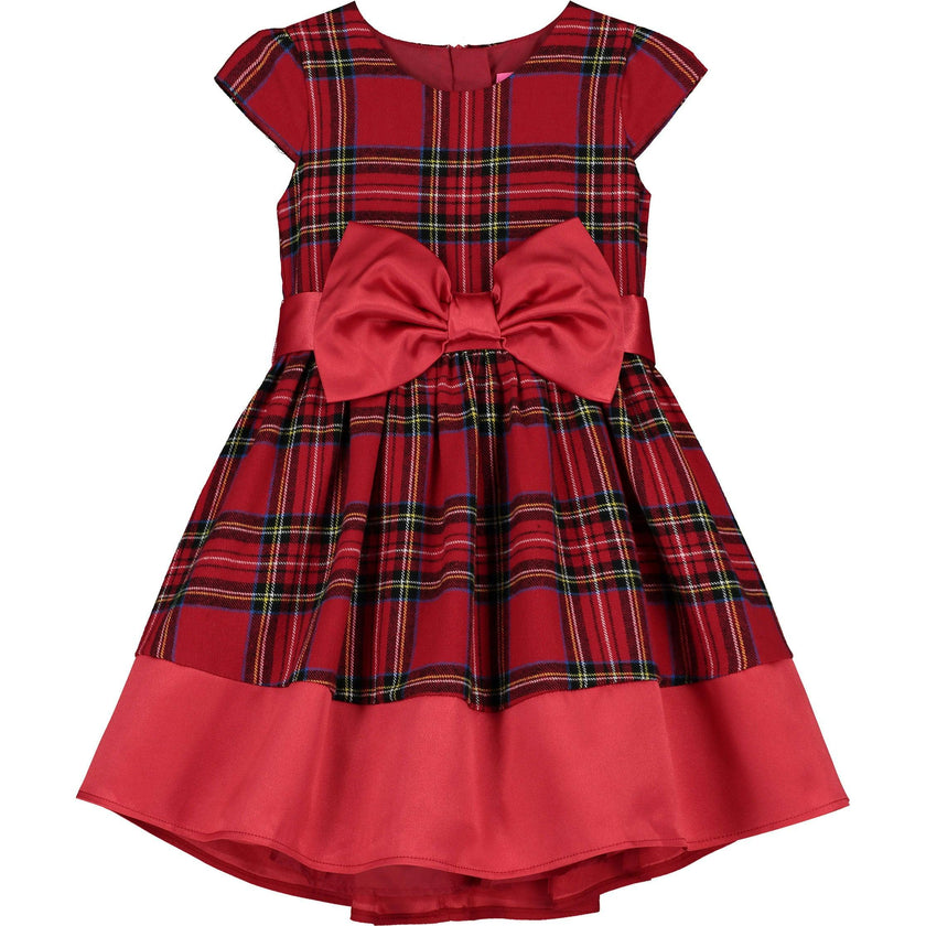 Florence Plaid Tartan Girls Party Dress