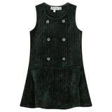 Striped Velour Jumper Black