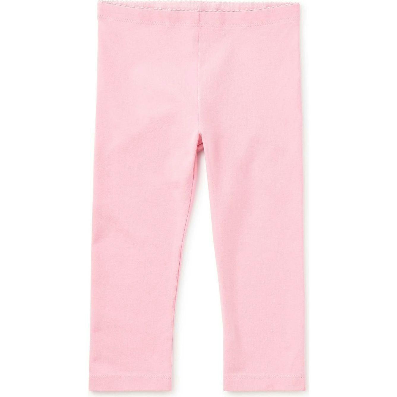 Solid Capri Leggings, Pink