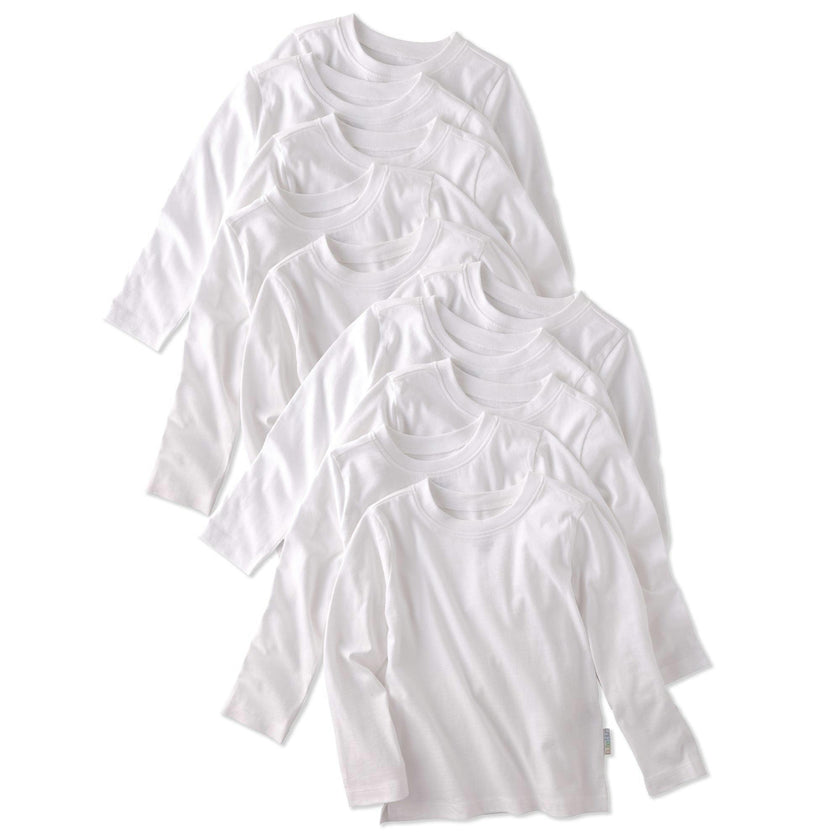 LONDON 10-Pack Toddler Long Sleeve T-Shirts